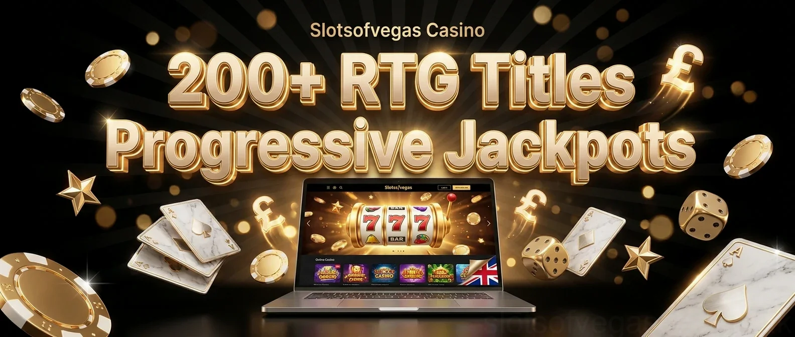 200+ RTG TitlesProgressive Jackpots